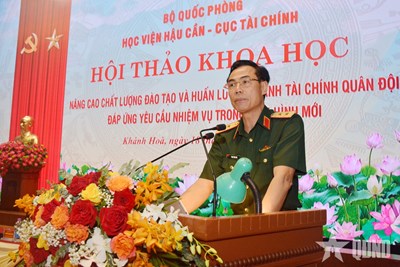 View - 	Nâng cao chất lượng đào tạo và huấn luyện ngành Tài chính Quân đội